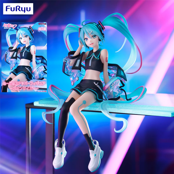 FuRyu Vocaloid Neon Cyber Hatsune Miku Noodle Stopper Figure